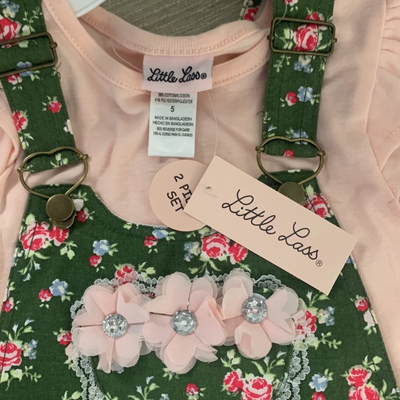 NWT sz 5 overall short set - Picture 4 of 5